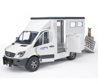 Tatra, nákladné auto - Bruder 02533 MB Sprinter pre kôň