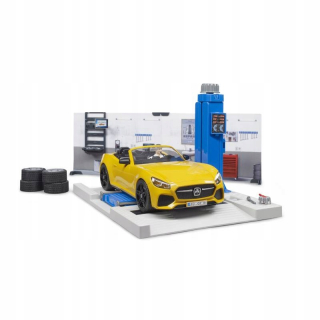 Autíčko pre deti - Bruder 62110 Automobilová dielňa