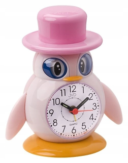Hodiny do detskej izby - Budík JVD Detské Penguin Farba SR52.2