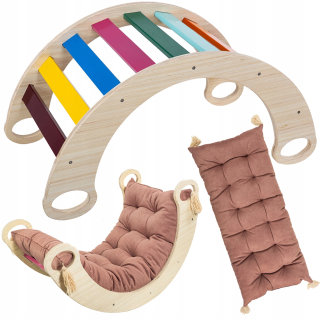 Hojdacia hračka - Bujak Amtnico Swing Montessori T + vankúš vankúš