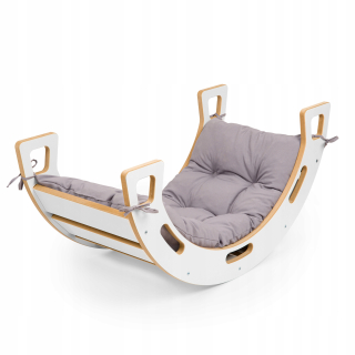 Hojdacia hračka - Detský rocker + Montessori Cushion Set