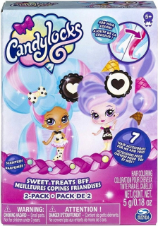 Candylocks Doll Voňavé vlasy 2 Pak + AKC