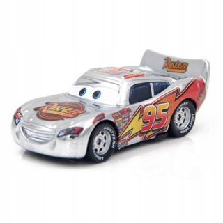 Rozprávkové autíčko - Autá Auto Rust zikzak McQueen Silver Unikátny !!!