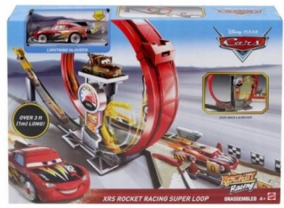AUTOMATY SUPER SMYČKA AUTA RACE TRACK AUTKO GJW44