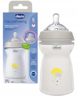 CHICCO NATURAL FEELING FĽAŠA 6m+ 330 ml