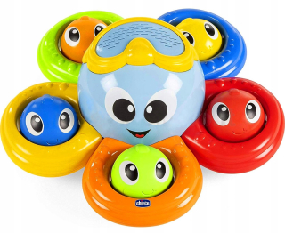 Hračka do vody - Chicco Bath Game - Hračka Octopus 6M +