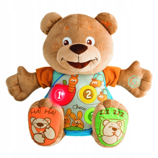 Chicco - Interactive Teddy Bear - vzdelávacie počítaj so mnou