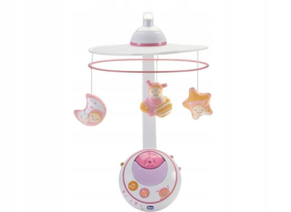 Kolotoč nad postielku - Chicco Karuzela First Dream Pink 2429100