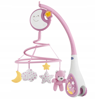 Kolotoč nad postielku - CHICCO CAROOUSEL NEXT2DREAMY HRAŤ RZAIN 3IN1