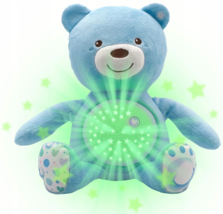 Chicco medvedík s projektora 3v1 lampa + uspávanka
