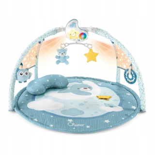 Vzdelávacia podložka pre deti - Chicco Baby Mat 3in1 Blue Projector