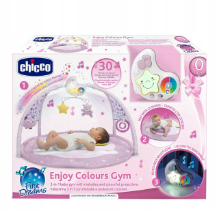 Vzdelávacia podložka pre deti - Chicco Mata k Baby 3v1 pink