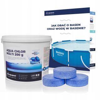 Chlórové tablety BLUE 200G Chémia Modrá voda 5kg