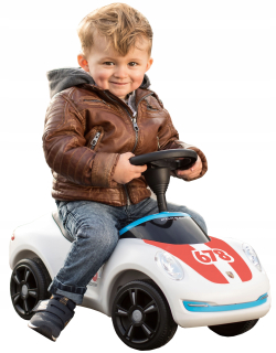 Chodítko pre deti - Walker PUSHER PUSHER BIG PORSCHE KLAKSON AUTO