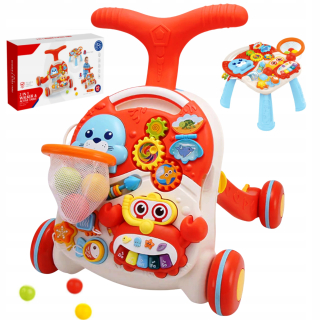 Detska chodúľka, chodítko - Walkway PUSH TABLE INTERACTIVE TABLE basketbal 829C