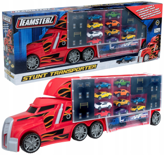 Truck Transporter Auto Teamsterer + 10 vozidiel