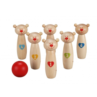 Classic World drevené Bowling Bears