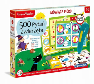 CLEMENTONI ROZPRÁVAJÚCE PIS 500 OTÁZOK ZVIERATÁ HIT