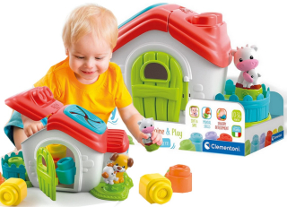 Penové bloky, puzzle - Clementoni senzorická farma so zvieratami