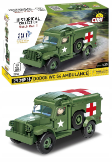 COBI 2257 LIGHT TRUCK Dodge WC-54 Ambulance (verzia 2024!)