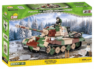 Stavebnica, slamky - COBI 2540 PZKPFW VI AUSF.B Konigstiger Tank