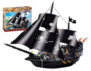Stavebnica Cobi - Cobi 6016 pirátska loď bloky 400kl Black Pearl