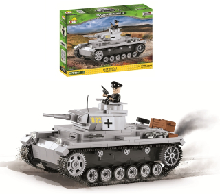 Stavebnica, slamky - Cobi malá armáda 2523 PZKPFW III AUSF.E 475 KL.