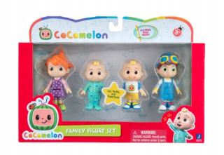 4-dielna súprava figúrok Jazwares Cocomelon Family