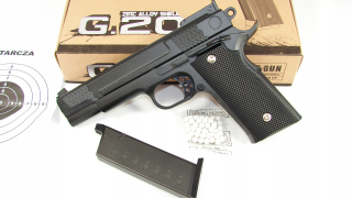 Pištoľ pre deti - Colt 1911 Metal zbraň Gun na lopty #