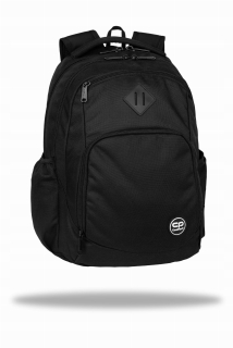 CoolPack viackomorový školský batoh, čierny, 30 l