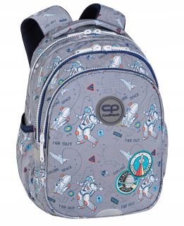 CoolPack viackomorový školský batoh, Odtiene sivej a striebornej, Multicolor, 21 rokov