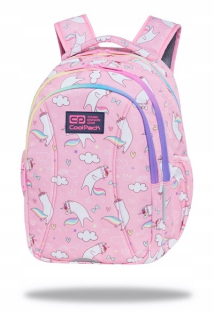 Školský batoh - Coolpack Joy s batohom ružová ružová ružová farba