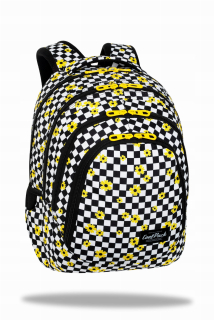 CoolPack viackomorový školský batoh biely, čierny, Odtiene žltej a zlatej, Multicolor 28 l
