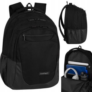 COOLPACK ŠKOLSKÝ BATOH BLACK SOUL BLACK