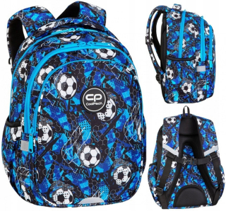 Viackomorový školský batoh CoolPack, biely, čierny, Odtiene modrej, 21 rokov