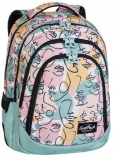 CoolPack viackomorový školský batoh, viacfarebný, 28 rokov