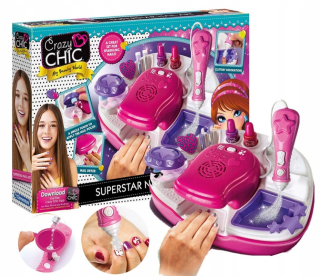 Kreatívna sada - CRAZY CHIC NAIL STUDIO set CLEMENTONI 78257