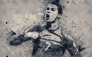Detské samolepky na stenu - Cristiano Ronaldo Sticker - Plagát 120 cm K249