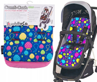 Viacfarebná vložka do kočíka CuddleCo
