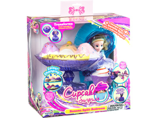 Cupcake bábika - Košíček Doll Bun Voňavé Purple 1138