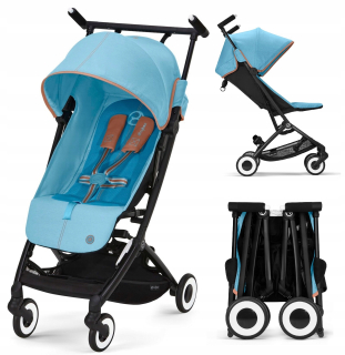 CYBEX LIBELLE ĽAHKÝ VYCHÁDZAJÚCI KOČÍK PLÁŽOVÝ MODRÁ