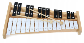 CYMBAŁKI 27 TONE Chromatické zvony 42c DREVO