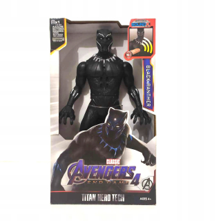 Akčná figúrka, postavička - Black Panther Figurine Sound Avengers Svetlo