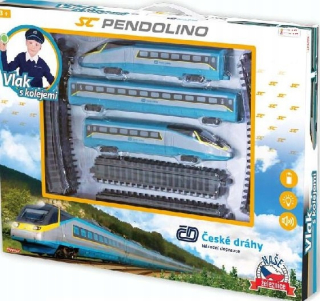 Dráha pre deti, stavebnica - České dráhy vlak Pendolino fronty stroje