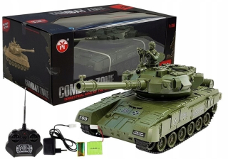 Diaľkové ovládanie Tank R / C Zelená nabíjačka 1:28