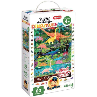 Syr Dinosaur Pozorovanie Puzzle 60 ELEM 4