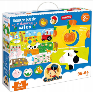 Czúcz Duuuże puzzle s otvorom 2+ obce