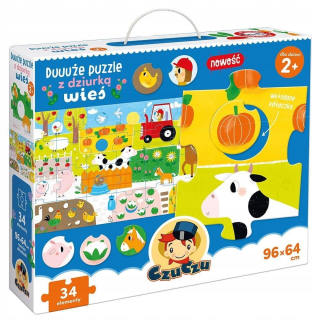 Czúcz Duuuże puzzle s otvorom obce pre deti 2