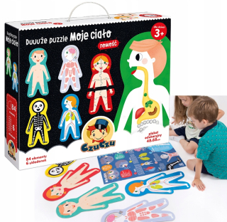 Cítim sa moje telo veľké puzzle 47cm 84el. + Poster +3