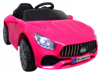 R-športové auto čierna, ružová